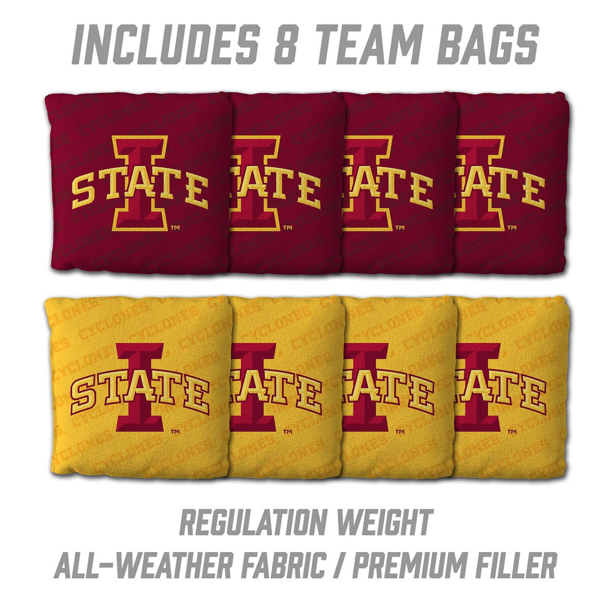 You The Fan I-State Cyclones Cornhole Game Set (2'x3')